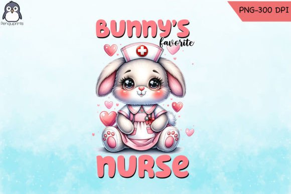 Bunny s Favorite Nurse PNG Easter Design