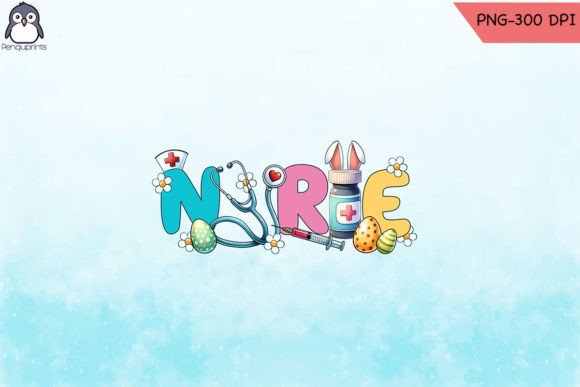 Easter Nurse Sublimation PNG Design Review