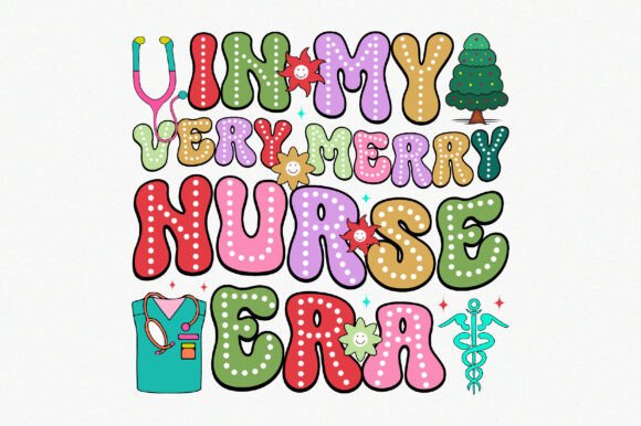 In My Very Merry Nurse Era Christmas PNG: A Designer's Take