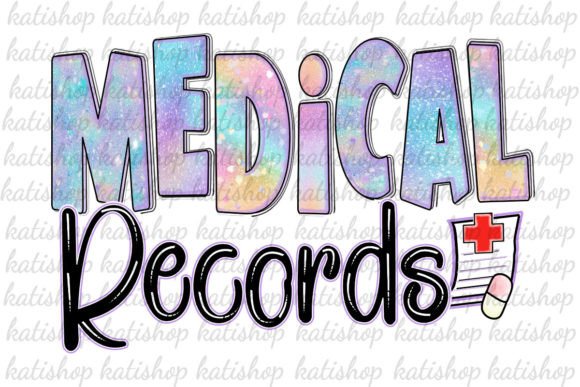 Medical Records Glitter Png Sublimation: A Designer's Take