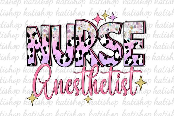 Nurse Anesthetist Glitter Sublimation: Design Review
