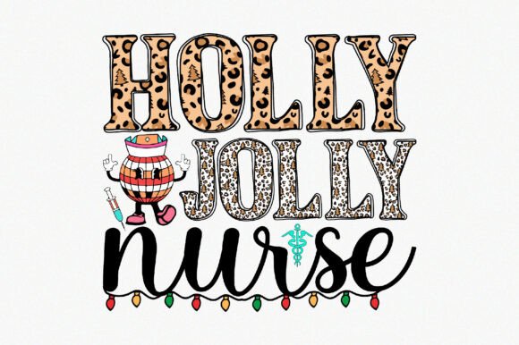 Retro Holly Jolly Nurse Sublimation Review