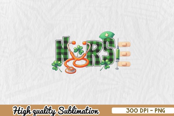 Reviewing St Patricks Day Nurse Luck Graphic PNG
