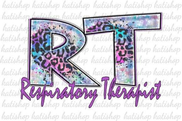 RT Nurse Leopard Glitter Png Sublimation: A Designer's Take